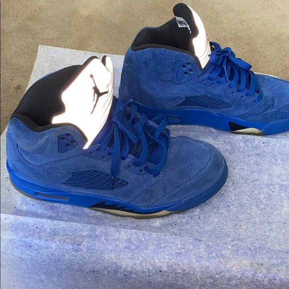 Jordan Other - Air Jordan 5 Blue Sued